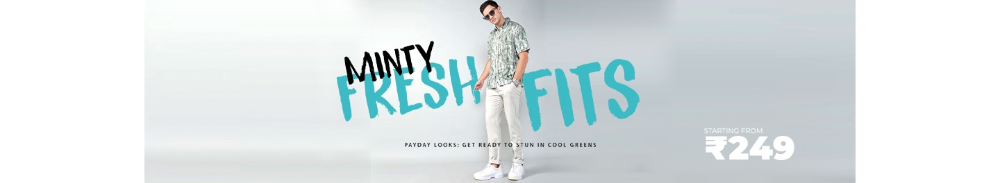 Mint Green Fits Starting from MRP 249